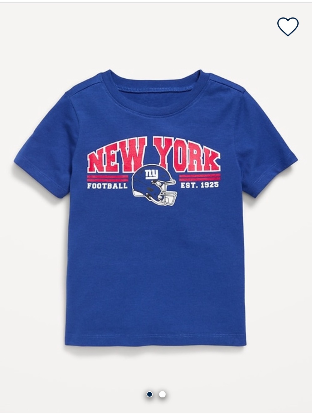 Old Navy Blue New York Giants Football Graphic Tee
